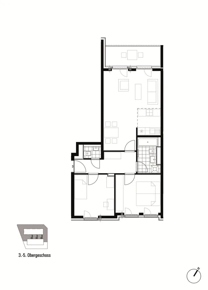 3 Zimmer Wohnung mit 73 m² in Stuttgart – Bild 7