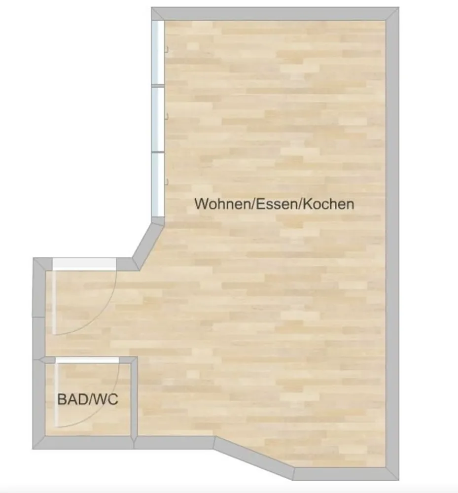 1 Zimmer Wohnung mit 40 m² in Ulm – Bild 6
