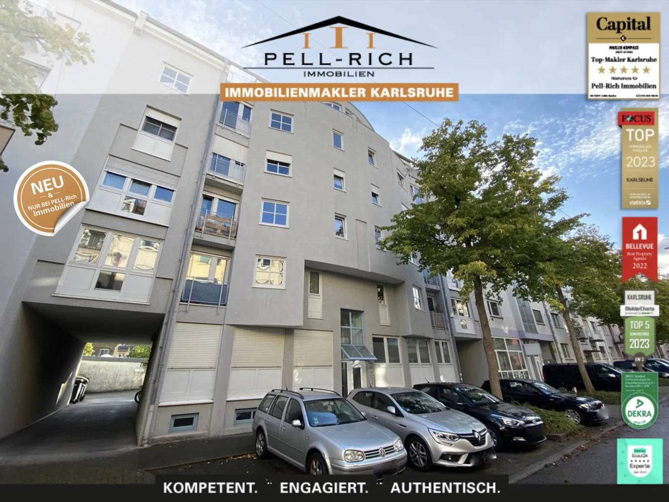 1 Zimmer Wohnung mit 35 m² in Karlsruhe – Bild 1
