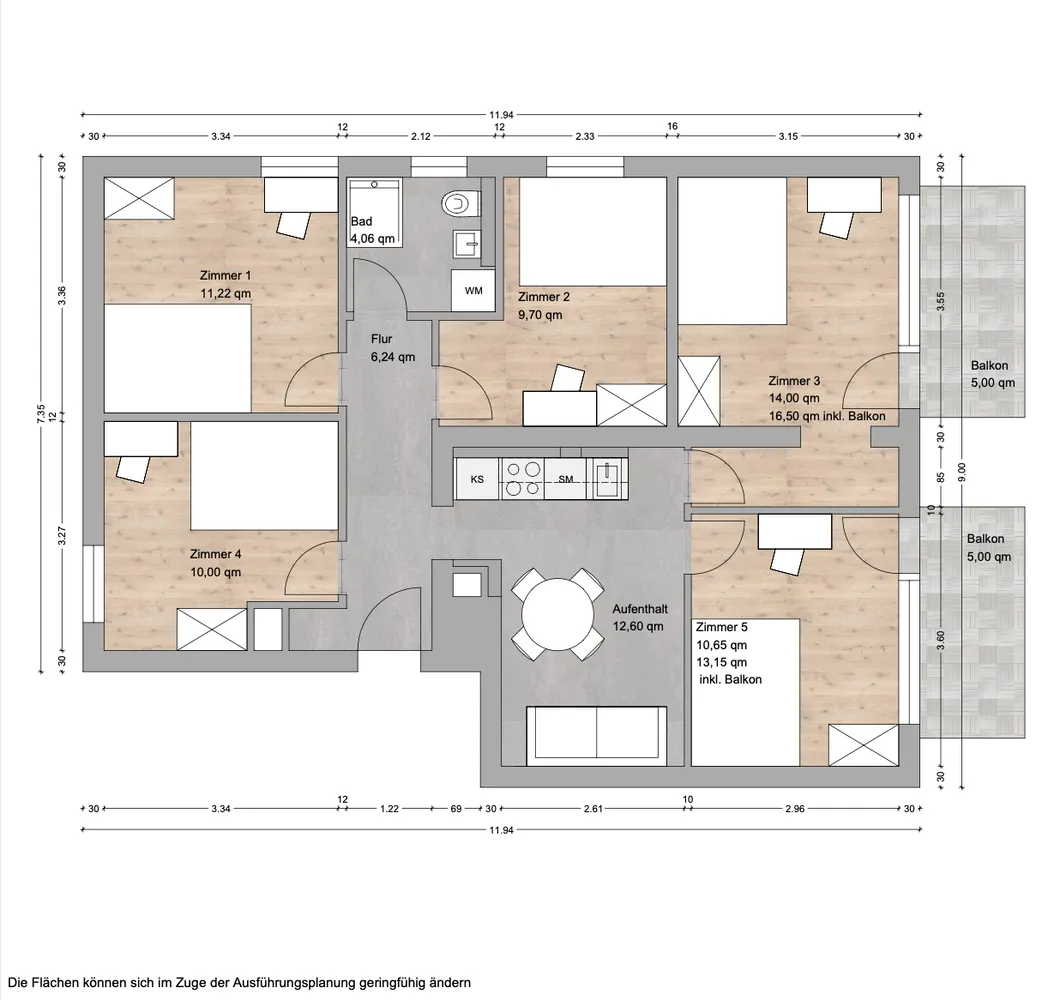 Shared room with 10 m² in Munich – Photo 1