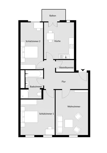 3 Zimmer Wohnung mit 90 m² in München – Bild 12
