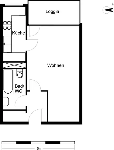 1 Zimmer Wohnung mit 40 m² in Berlin – Bild 9