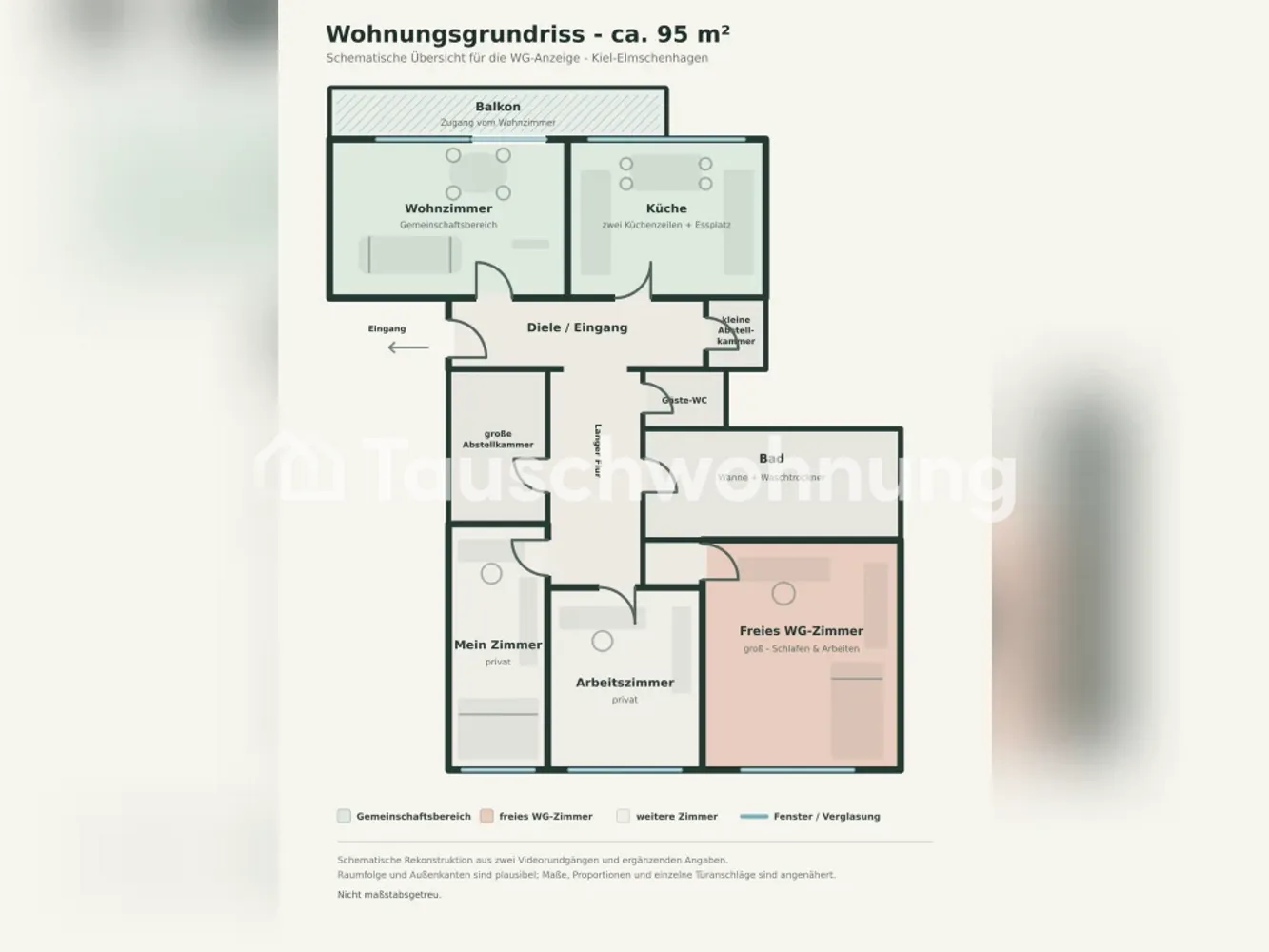 4 Zimmer Wohnung mit 95 m² in Kiel – Bild 6