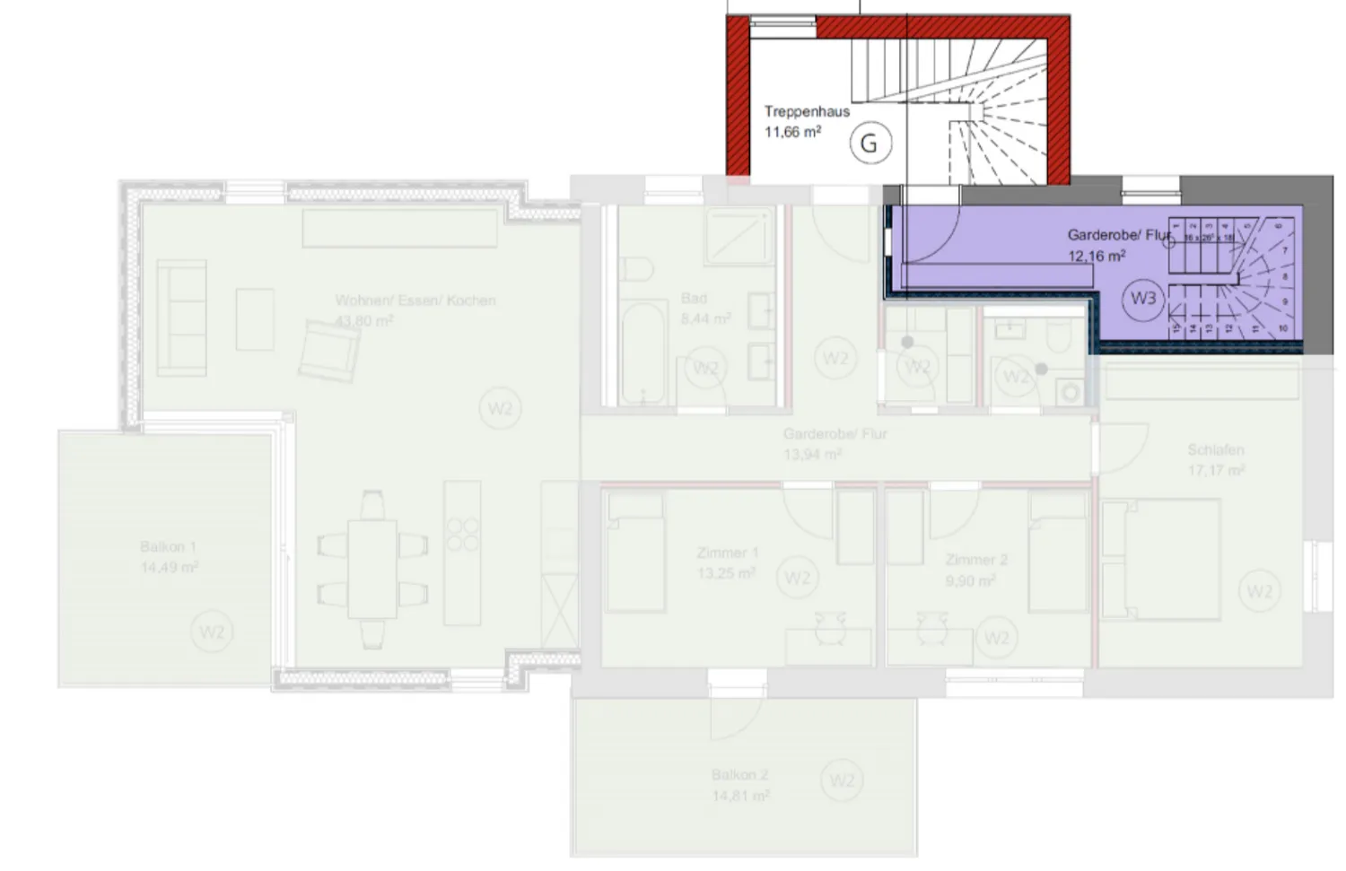 3 Zimmer Wohnung mit 101 m² in Ravensburg – Bild 1