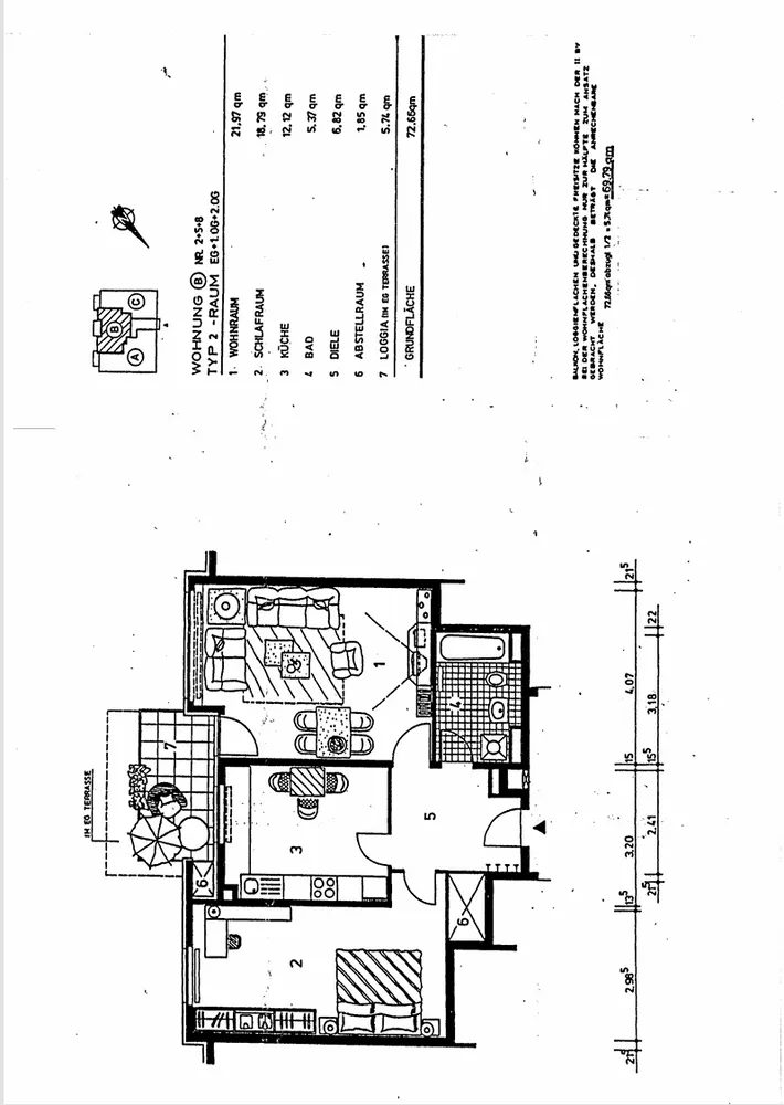 2 Zimmer Wohnung mit 70 m² in Werder (Havel) – Bild 5