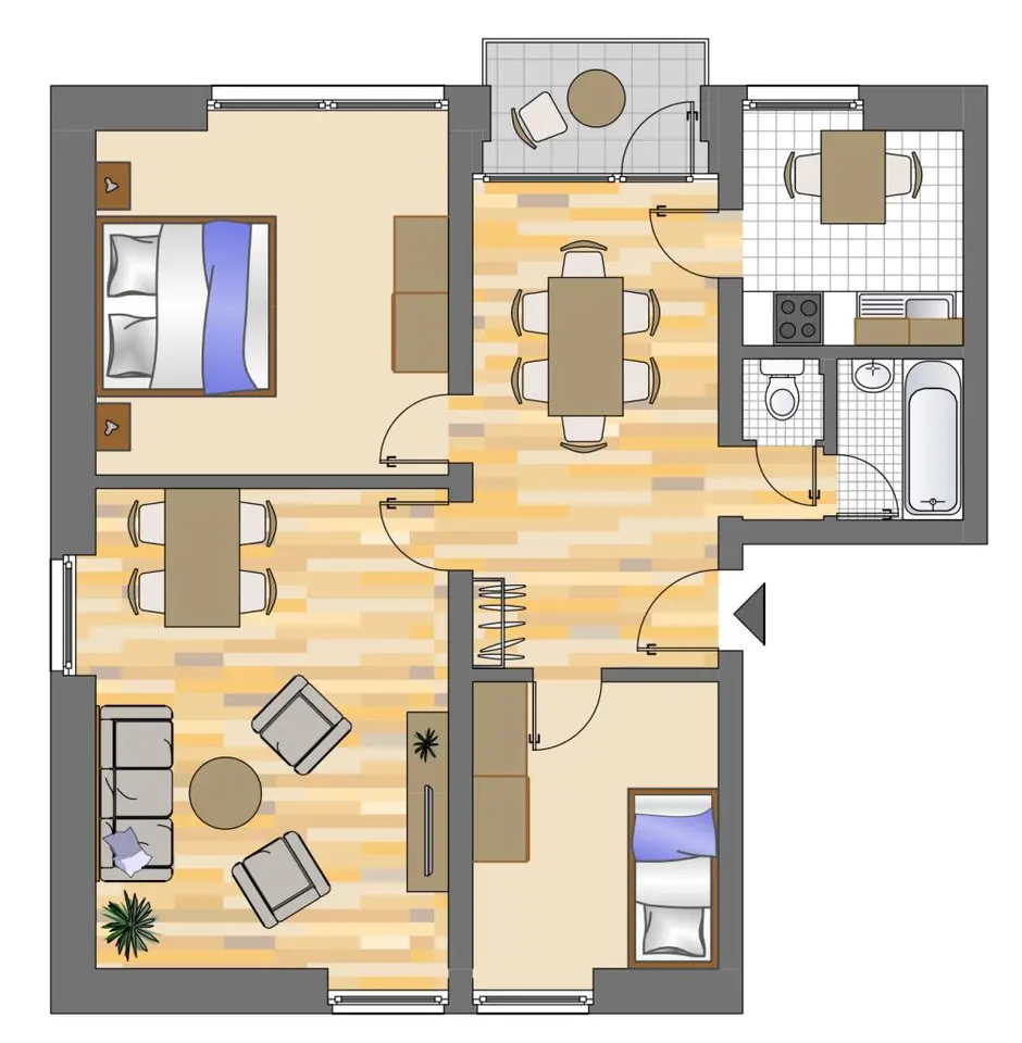 3 Zimmer Wohnung mit 74 m² in Siegen – Bild 5
