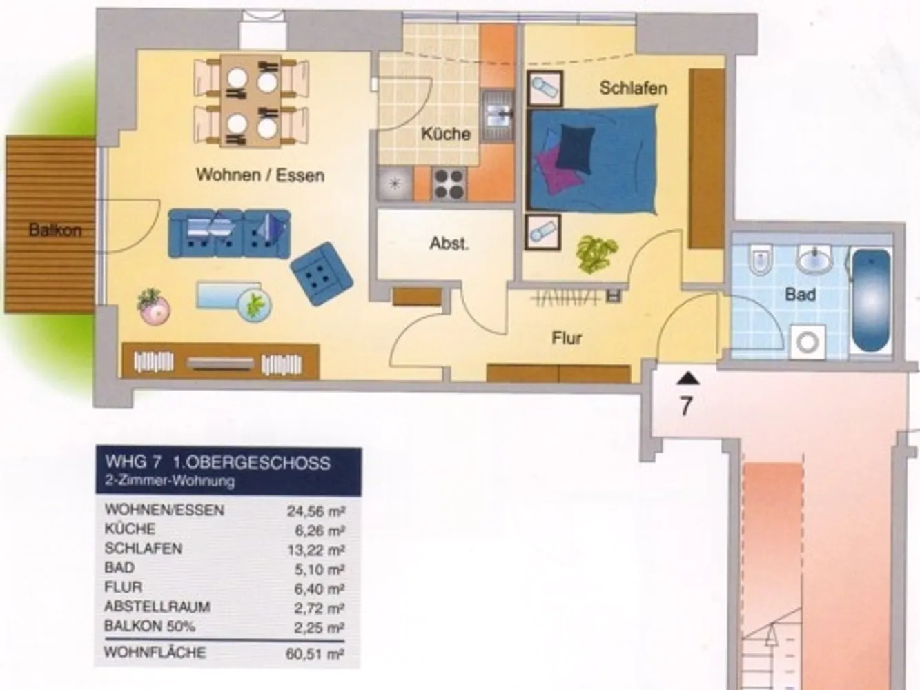 2 Zimmer Wohnung mit 61 m² in Dresden – Bild 5
