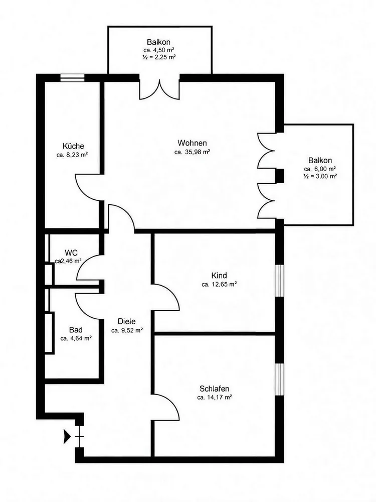 3 Zimmer Wohnung mit 83 m² in München – Bild 10