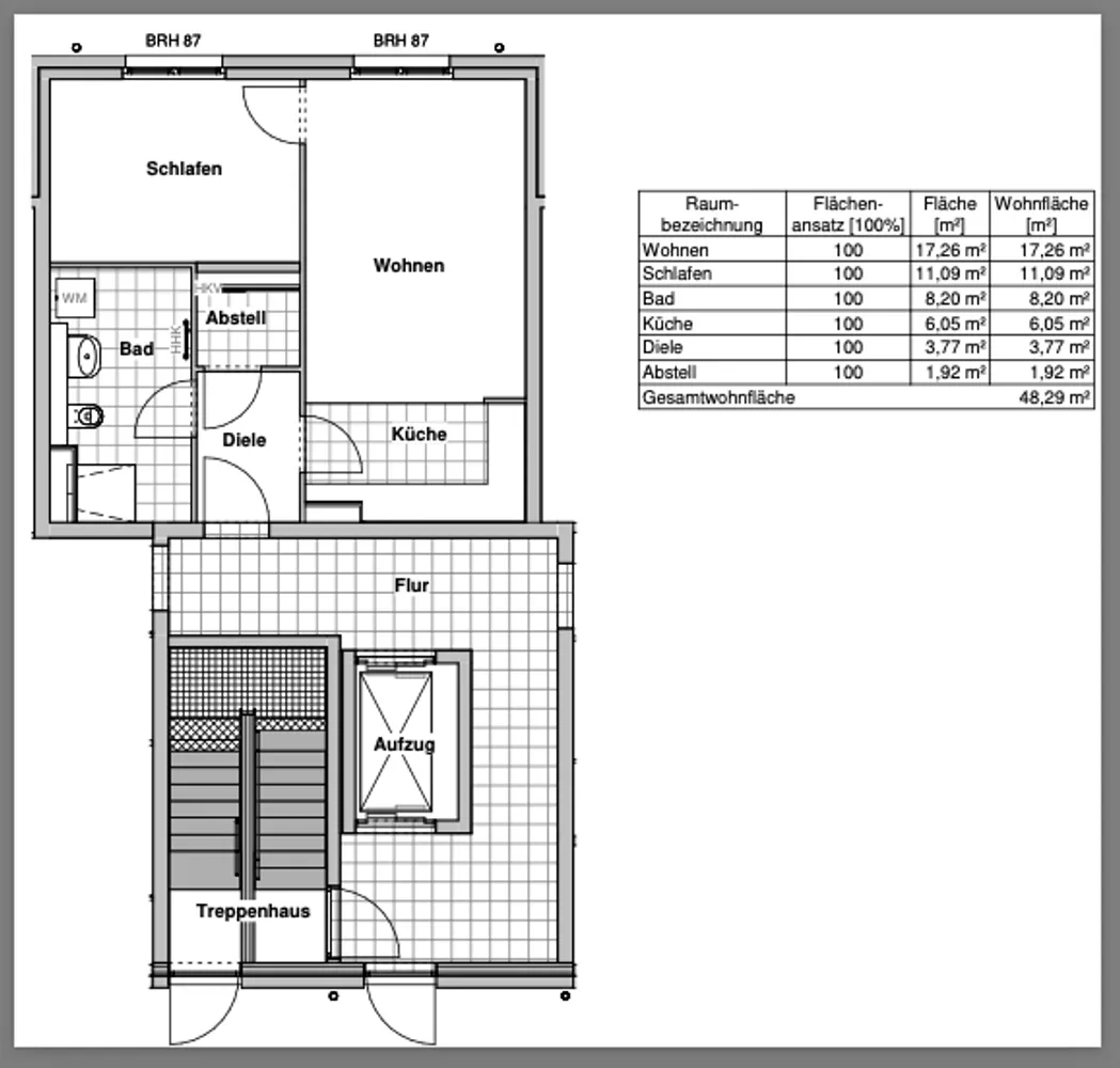 2 Zimmer Wohnung mit 48 m² in Bernau bei Berlin – Bild 12