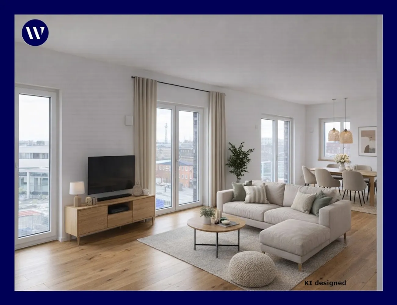 3 Zimmer Wohnung mit 123 m² in Hannover – Bild 1