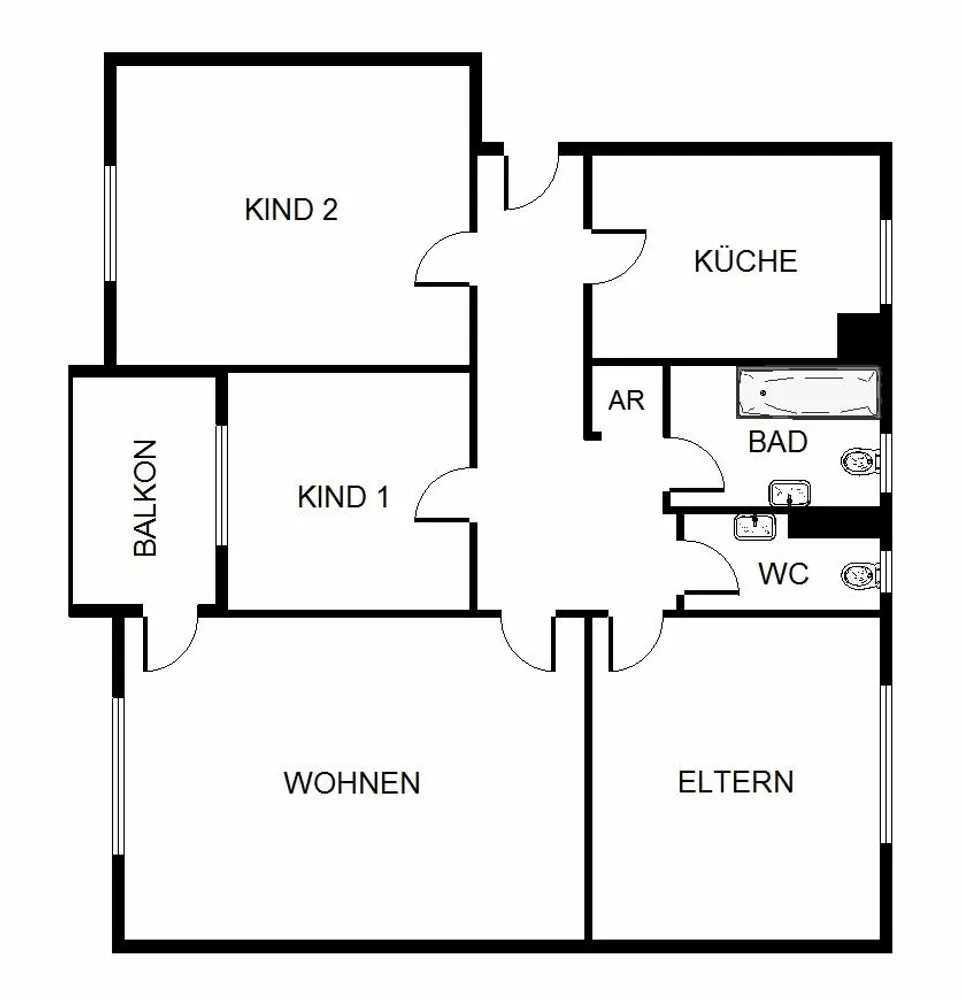 4 Zimmer Wohnung mit 87 m² in Köln – Bild 4