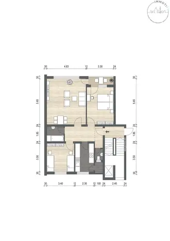 3 Zimmer Wohnung mit 76 m² in Karlsruhe – Bild 11