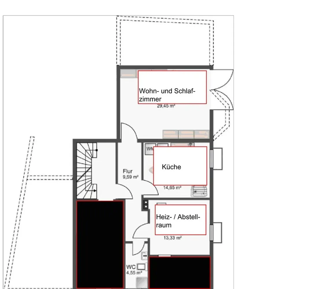 1 Zimmer Wohnung mit 65 m² in Bühl – Bild 7