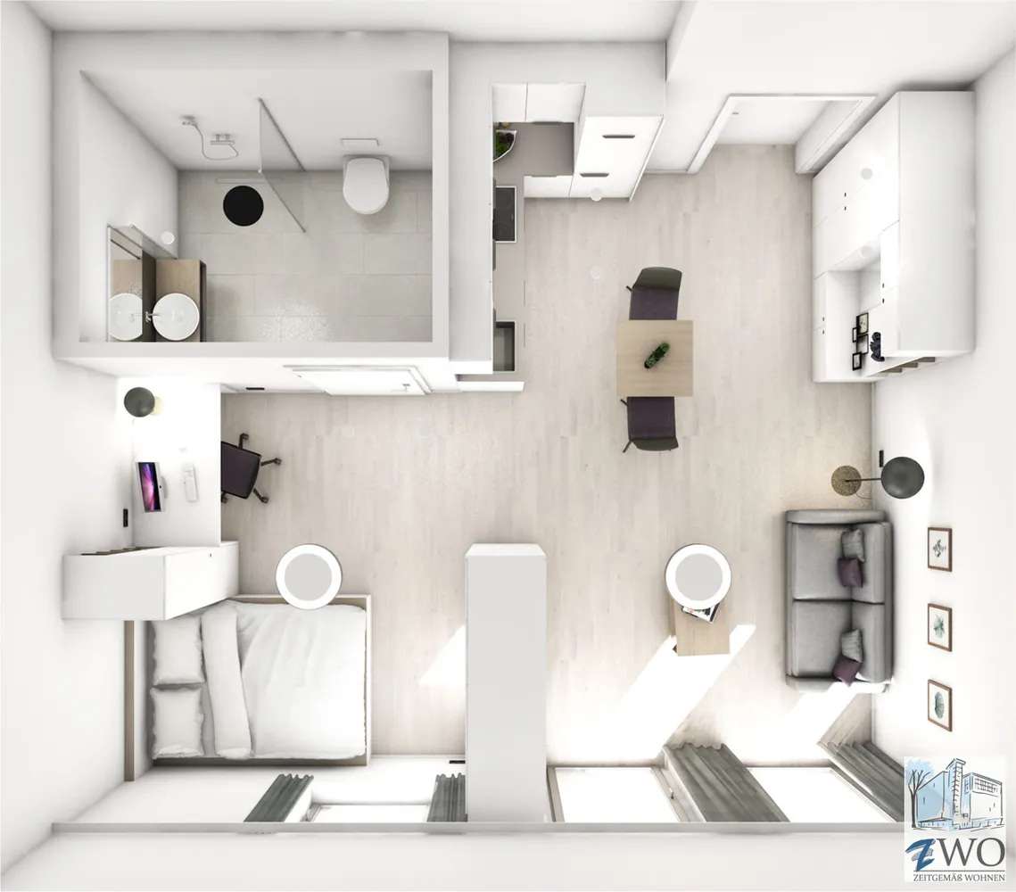 1 Zimmer Wohnung mit 43 m² in Bocholt – Bild 12