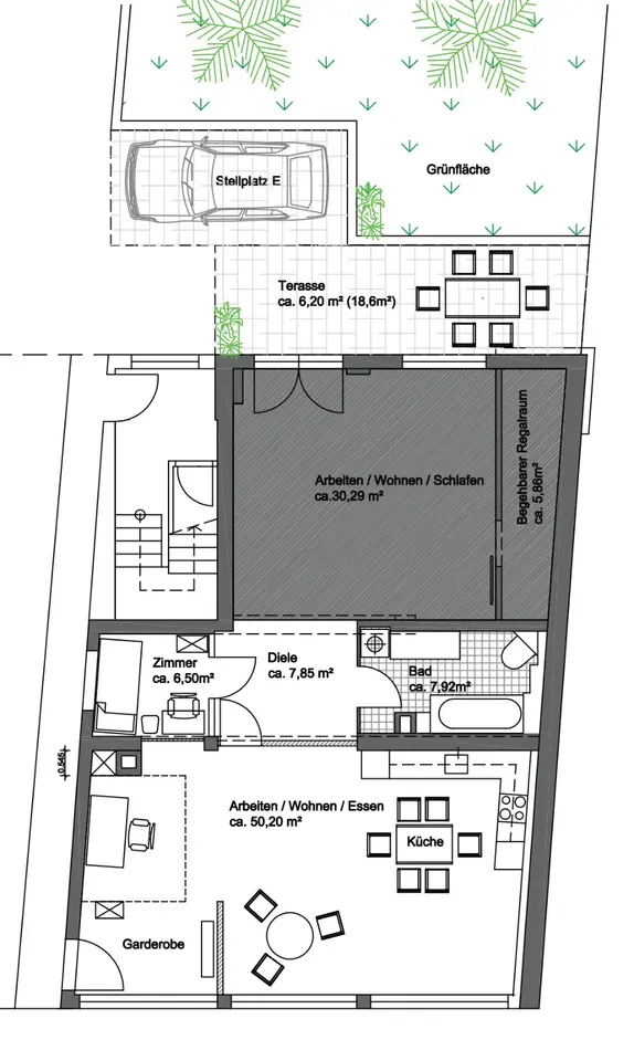 WG-Zimmer mit 78 m² in Bruchsal – Bild 7