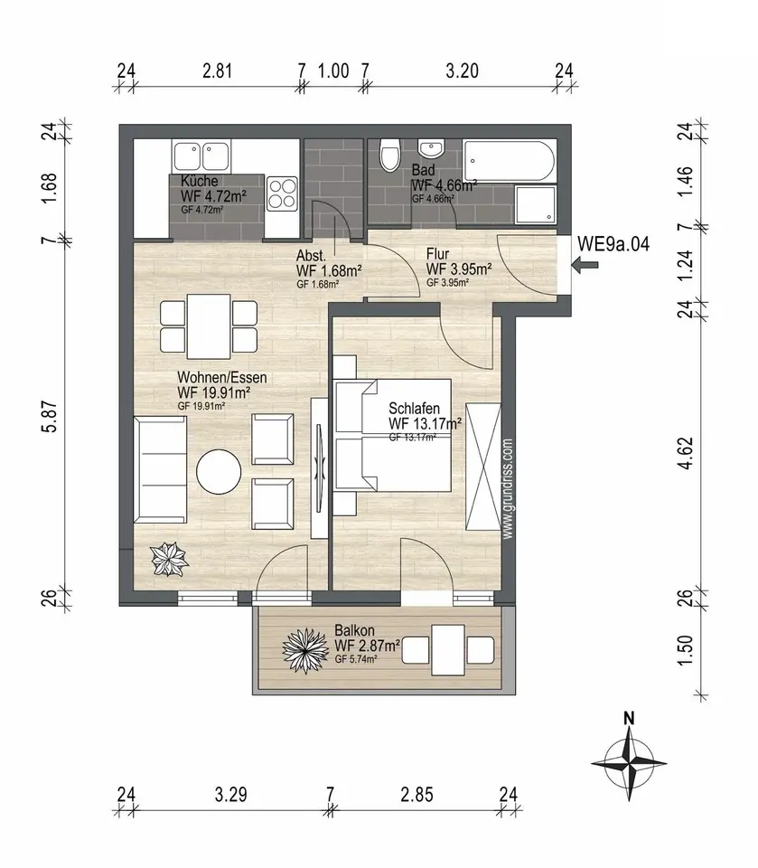 3 room apartment with 72 m² in Freital – Photo 10