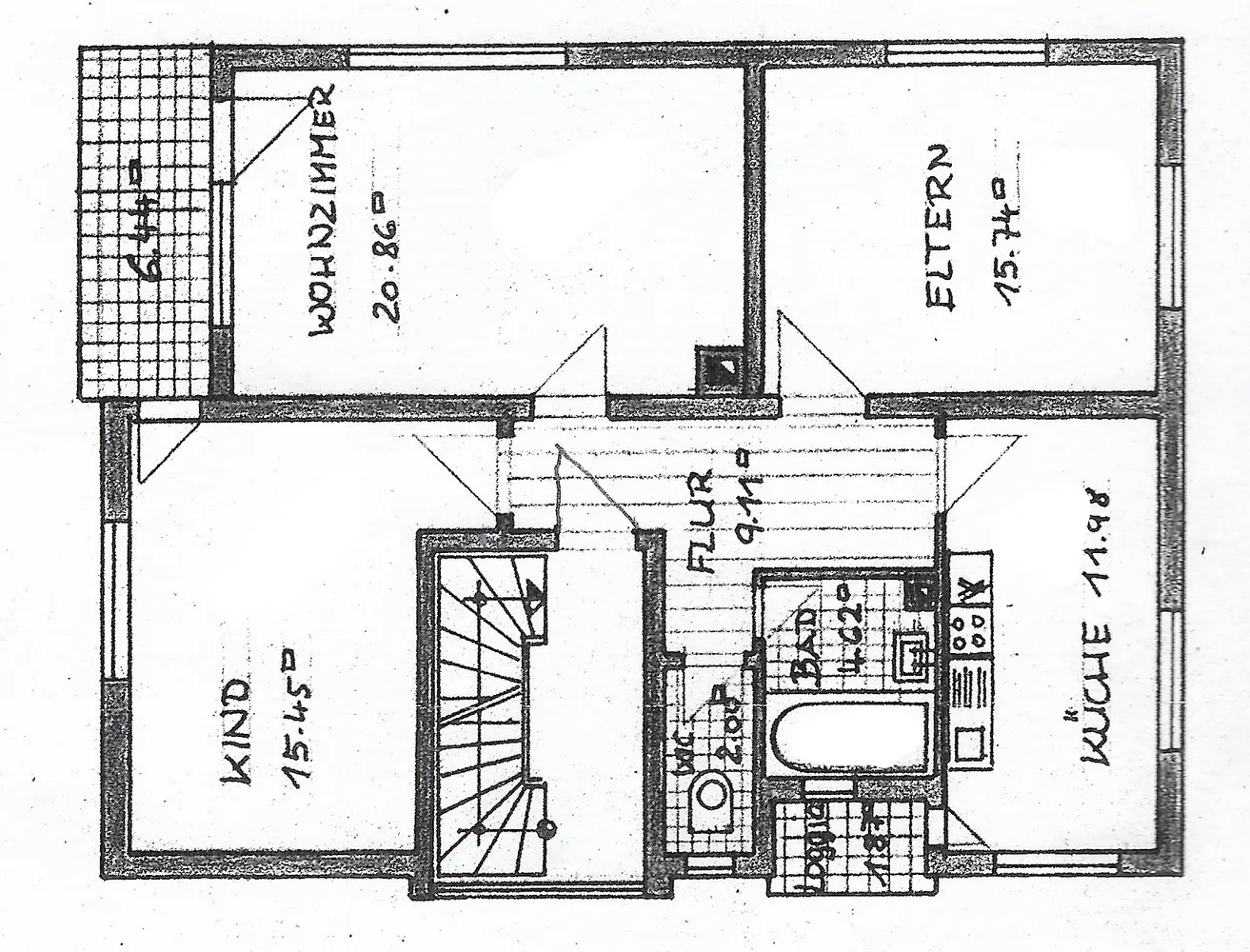 3 Zimmer Wohnung mit 84 m² in Karlsruhe – Bild 1