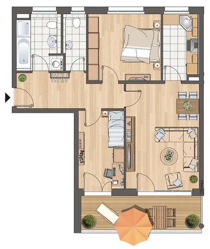 3 Zimmer Wohnung mit 78 m² in München – Bild 6