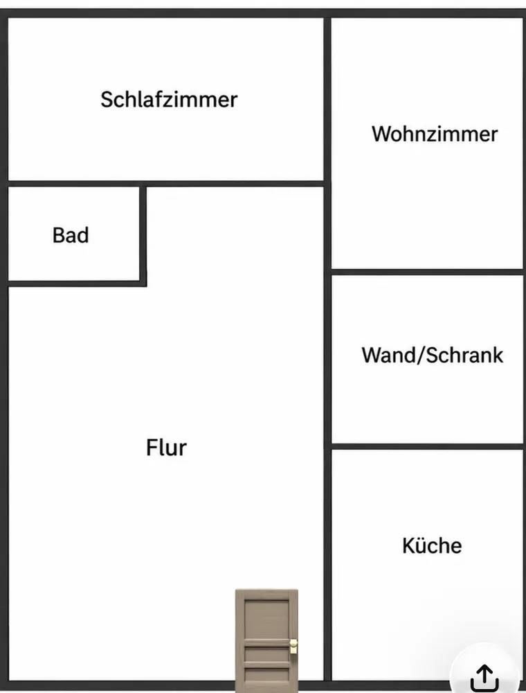 2 Zimmer Wohnung mit 45 m² in Wiesbaden – Bild 6