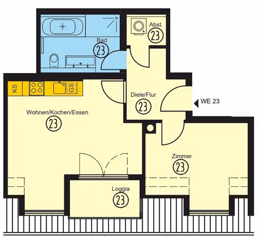 2 Zimmer Wohnung mit 51 m² in Leipzig – Bild 8
