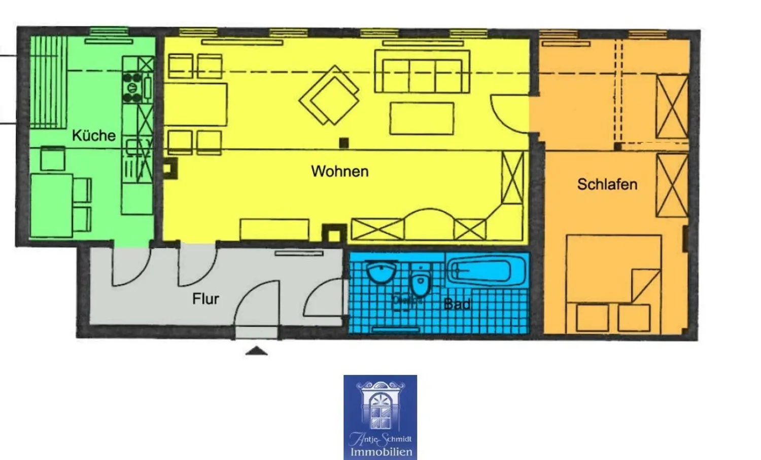 2 Zimmer Wohnung mit 62 m² in Meißen – Bild 11