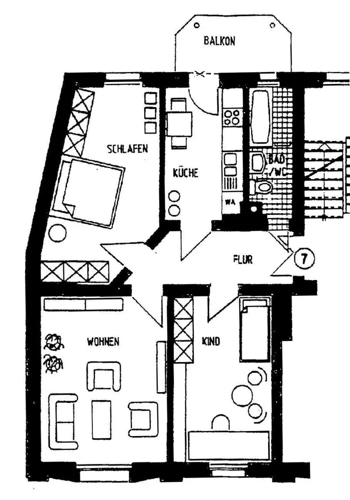 3 Zimmer Wohnung mit 74 m² in Halle (Saale) – Bild 5