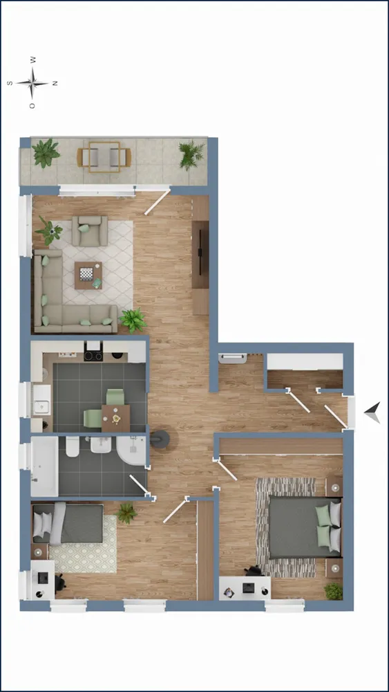 3 Zimmer Wohnung mit 91 m² in Bremerhaven – Bild 10