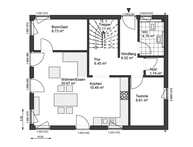 4 Zimmer Haus mit 140 m² in Essen – Bild 2