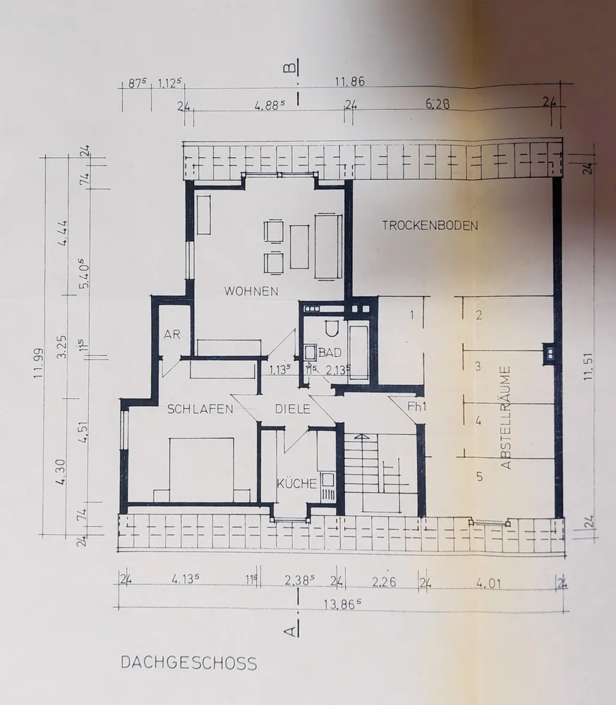 4 Zimmer Wohnung mit 53 m² in Dortmund – Bild 2