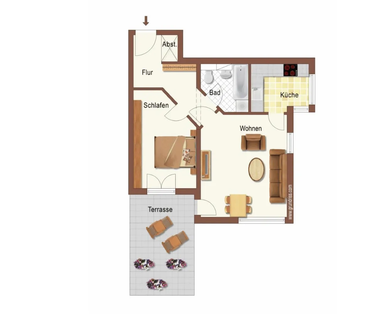 2 room apartment with 57 m² in Bernau bei Berlin – Photo 6