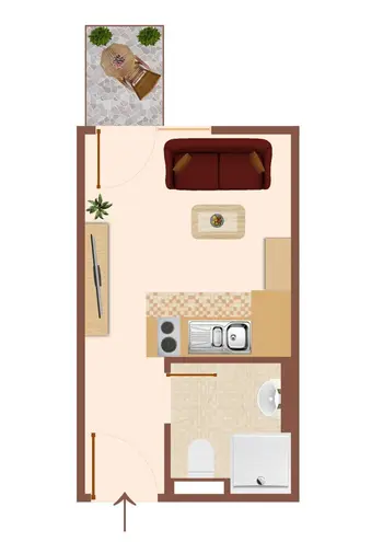 1 Zimmer Wohnung mit 17 m² in Berlin – Bild 6