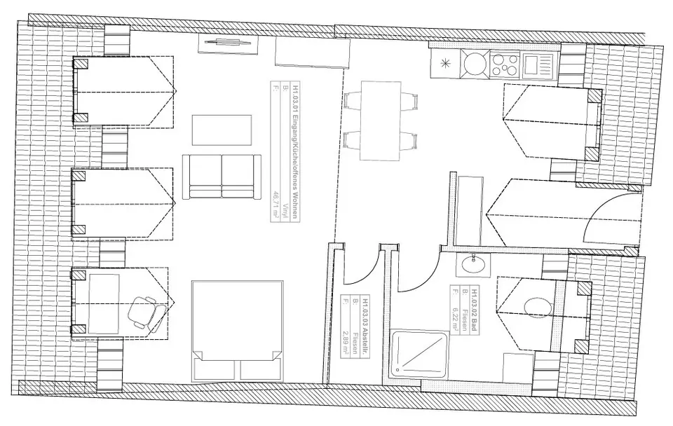 2 Zimmer Wohnung mit 33 m² in Deggendorf – Bild 8
