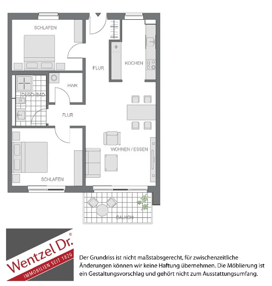 3 Zimmer Wohnung mit 88 m² in Lüneburg – Bild 1