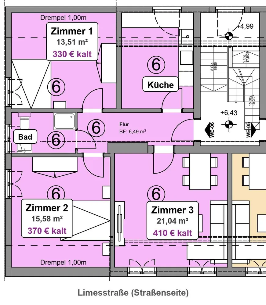 WG-Zimmer mit 14 m² in Wiesbaden – Bild 4