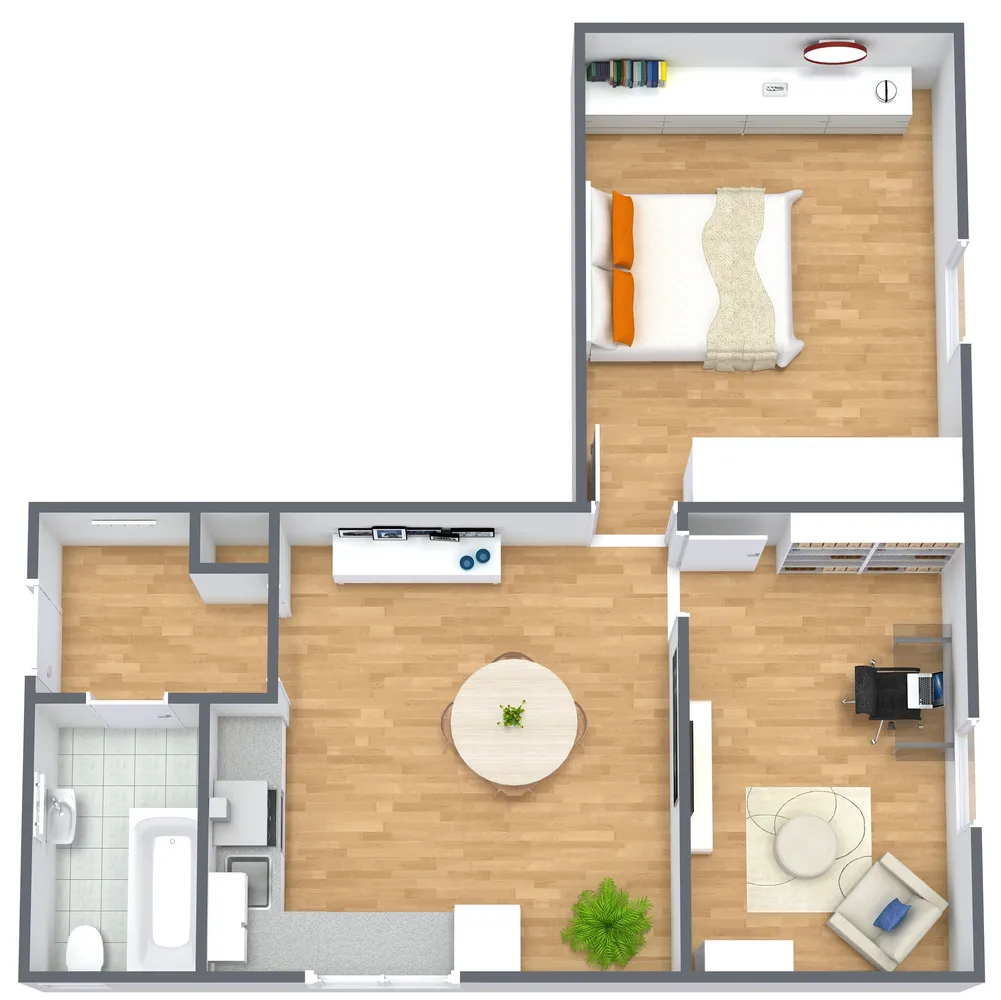 3 Zimmer Wohnung mit 48 m² in Augsburg – Bild 5