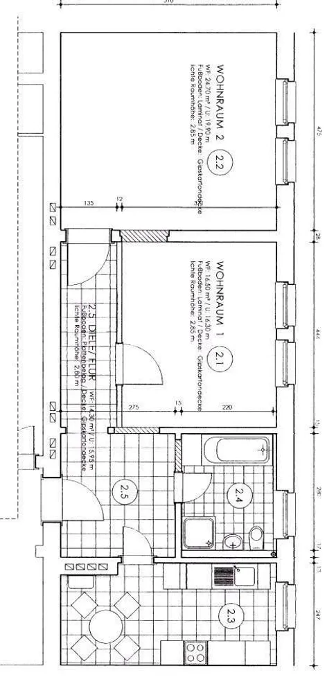 2 Zimmer Wohnung mit 79 m² in Halle (Saale) – Bild 11