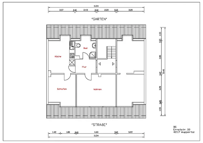 2 Zimmer Wohnung mit 54 m² in Wuppertal – Bild 11