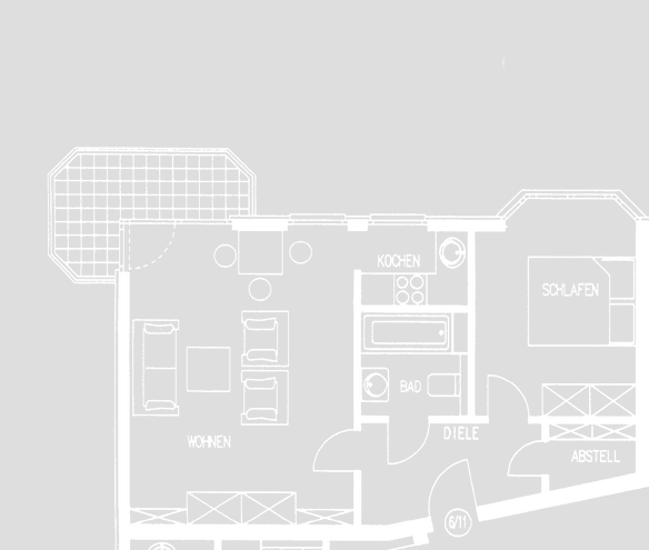 2 Zimmer Wohnung mit 53 m² in Düsseldorf – Bild 11
