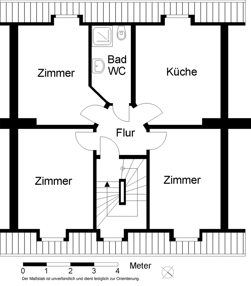 3 Zimmer Wohnung mit 59 m² in Bielefeld – Bild 2