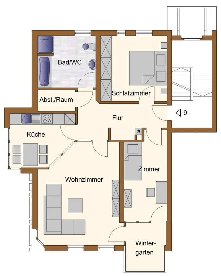 3 Zimmer Wohnung mit 83 m² in Rosenheim – Bild 5