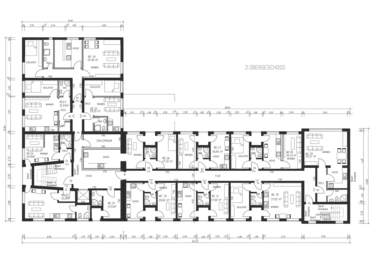 3 Zimmer Wohnung mit 55 m² in Dortmund – Bild 10