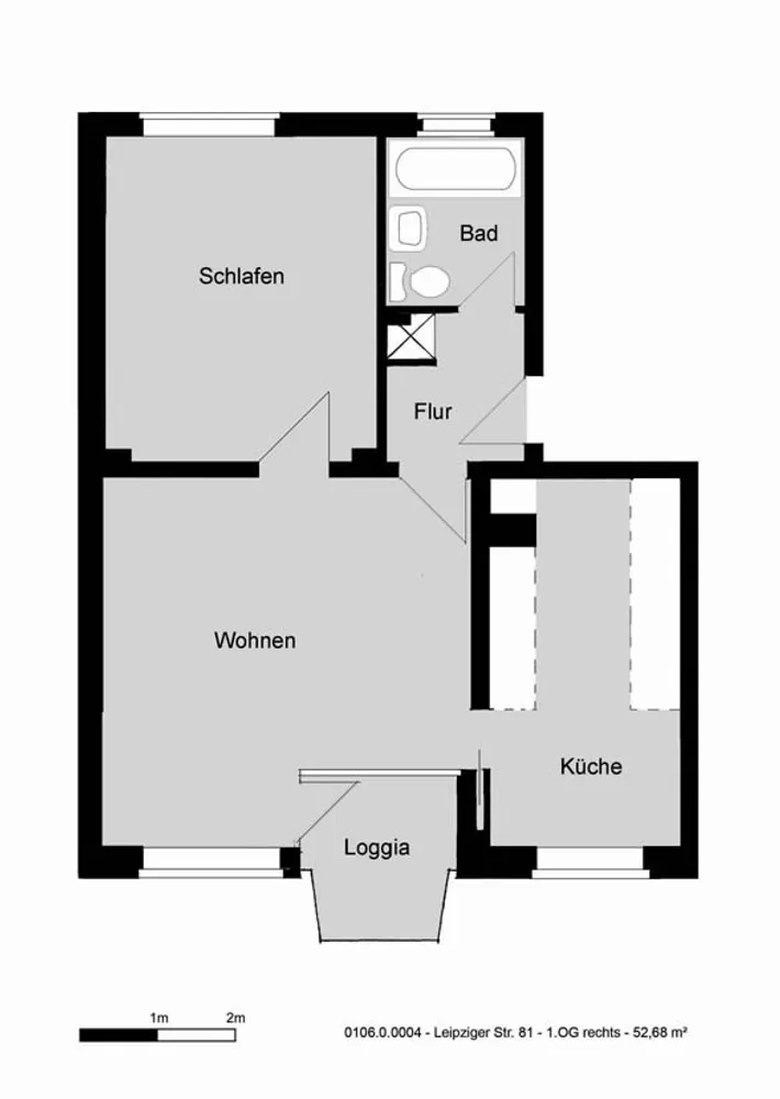 2 Zimmer Wohnung mit 53 m² in Hannover – Bild 3