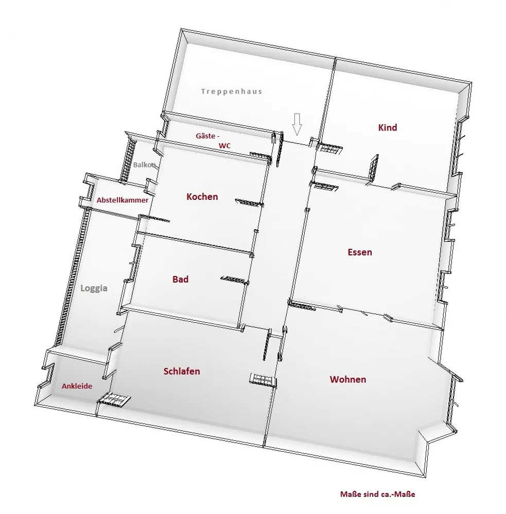 4 Zimmer Wohnung mit 145 m² in Heidelberg – Bild 3