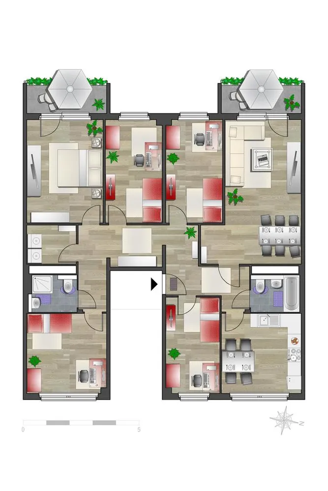 6 Zimmer Wohnung mit 125 m² in Chemnitz – Bild 5
