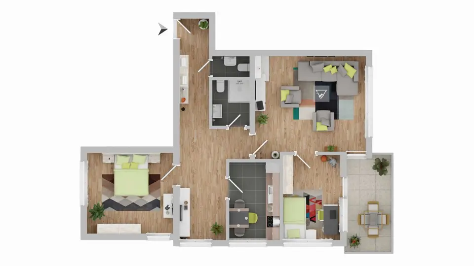 3 Zimmer Wohnung mit 83 m² in Waiblingen – Bild 8