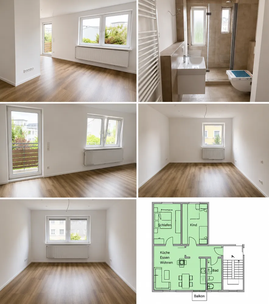 3 Zimmer Wohnung mit 80 m² in Aschaffenburg – Bild 1