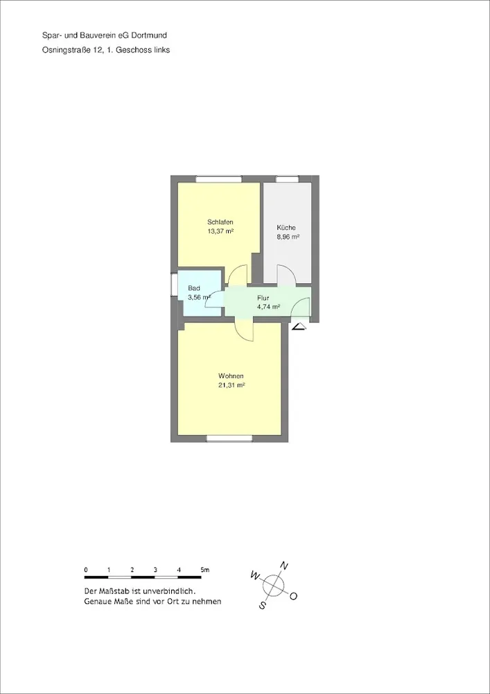 2 Zimmer Wohnung mit 51 m² in Dortmund – Bild 4