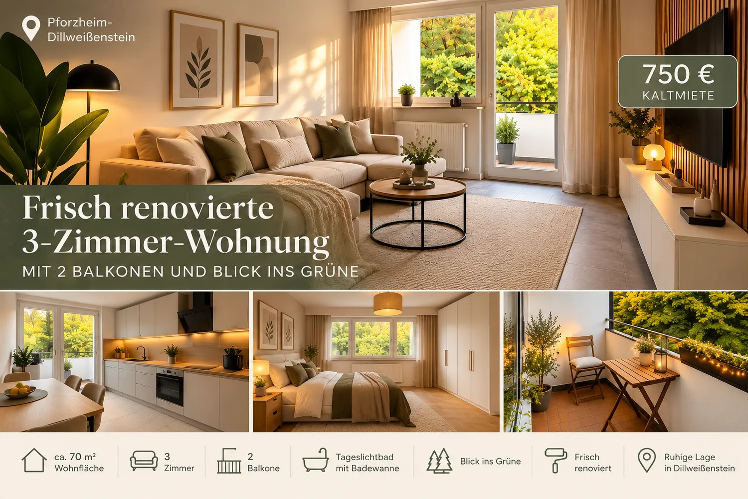 3 Zimmer Wohnung mit 70 m² in Pforzheim – Bild 10