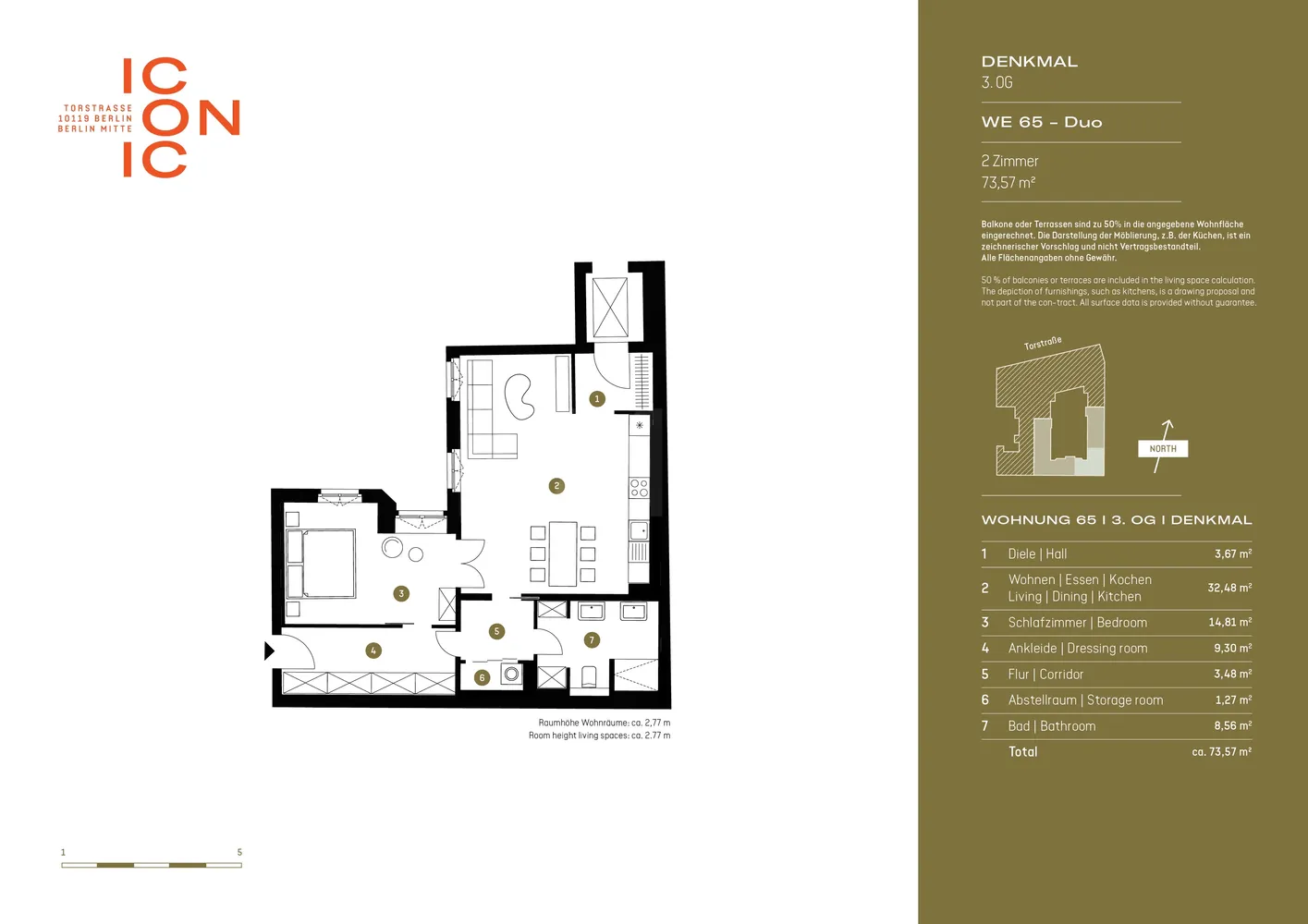 2 Zimmer Wohnung mit 74 m² in Berlin – Bild 9