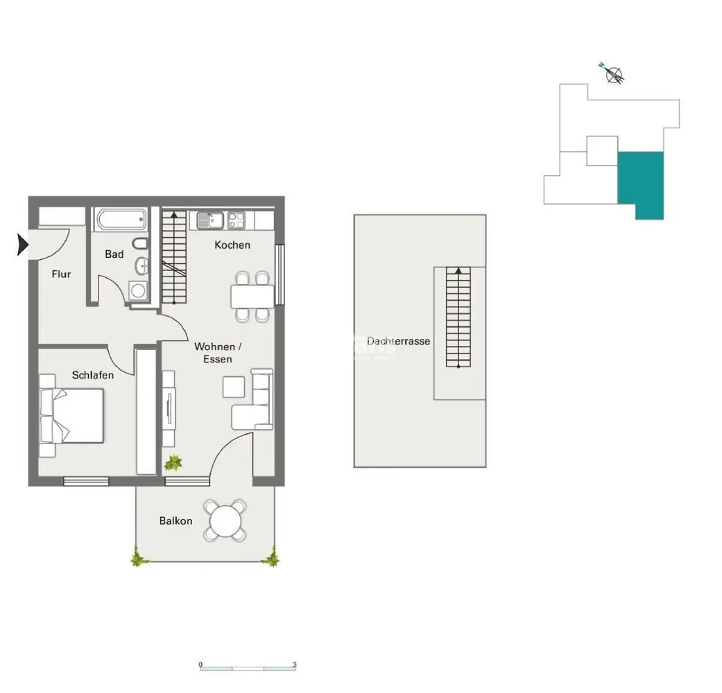 2 Zimmer Wohnung mit 76 m² in Erfurt – Bild 11